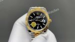 K Factory Rolex Datejust Black Face 41mm Dandong 3235 Movement TT YG Band Watch